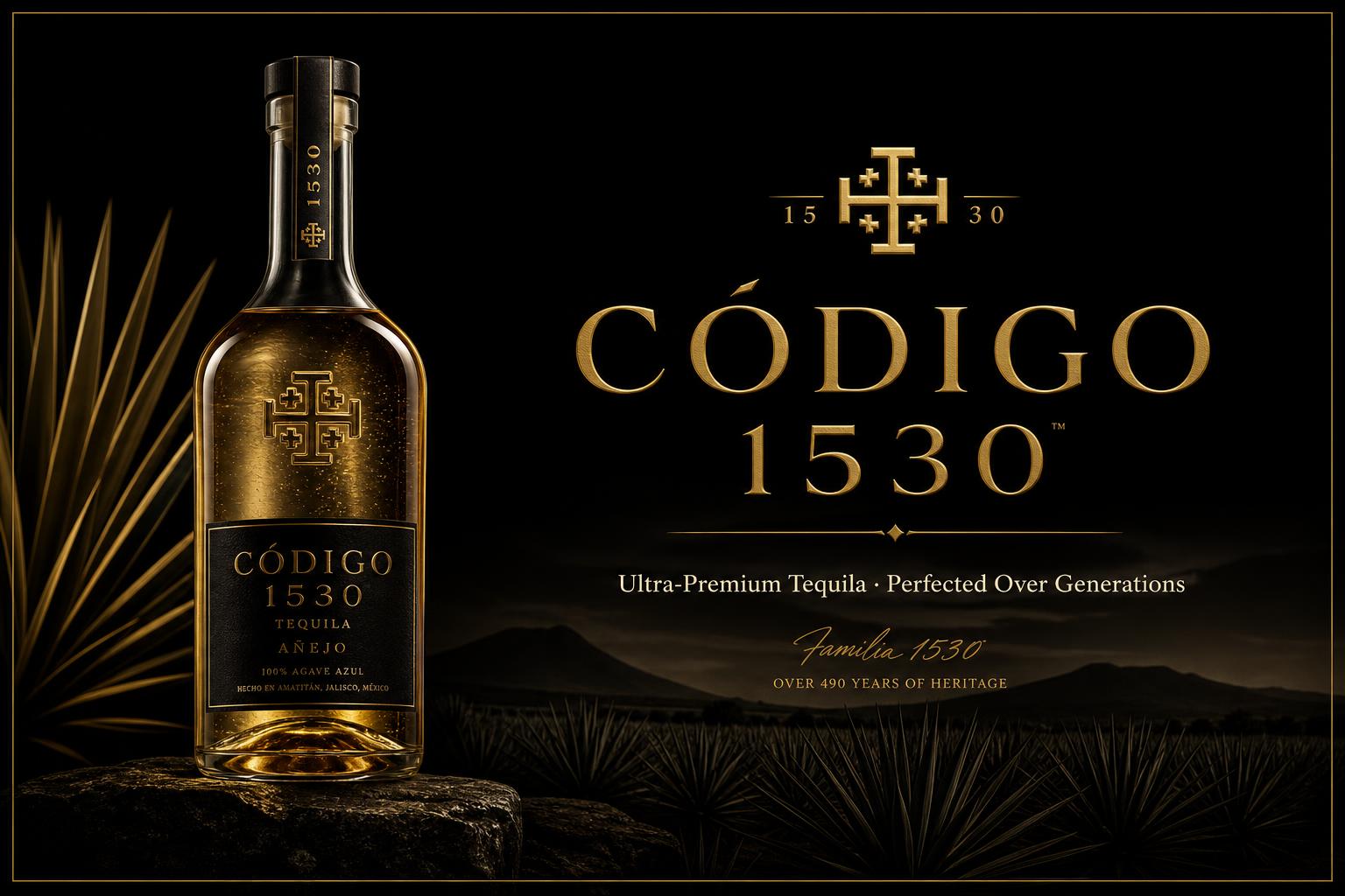 Código 1530 Tequila sponsor banner