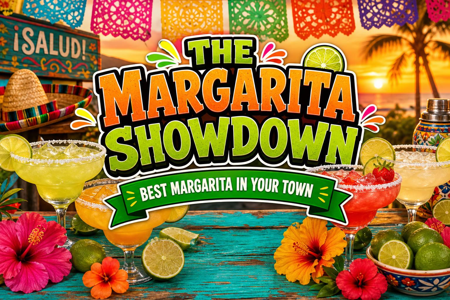 The Margarita Showdown sponsor banner