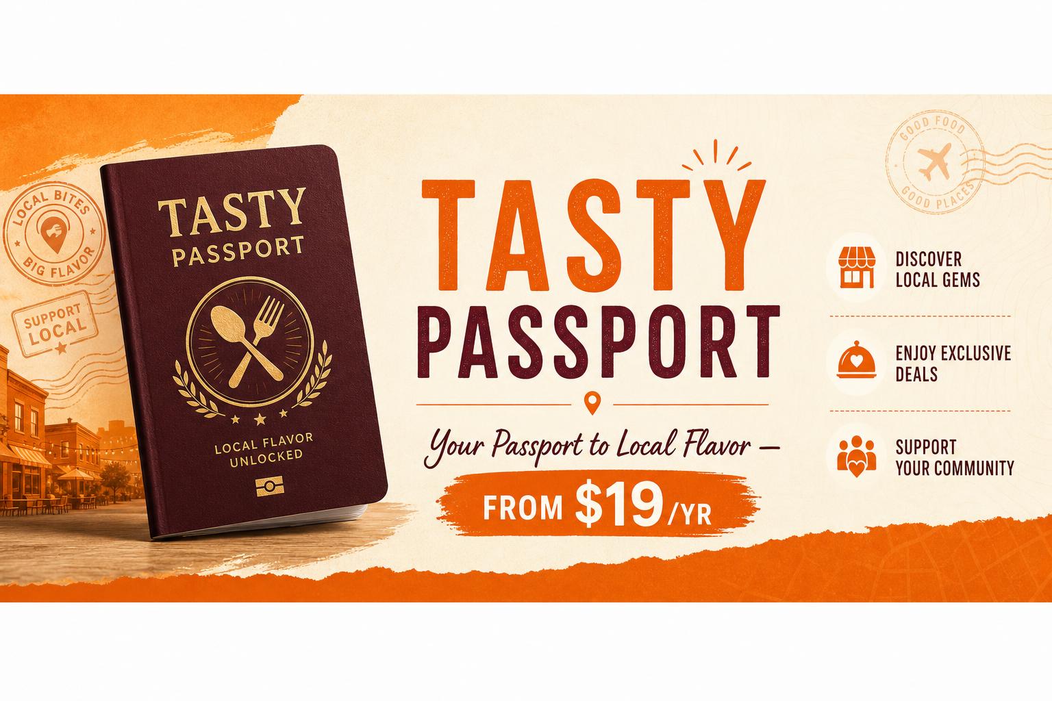 Tasty Passport sponsor banner